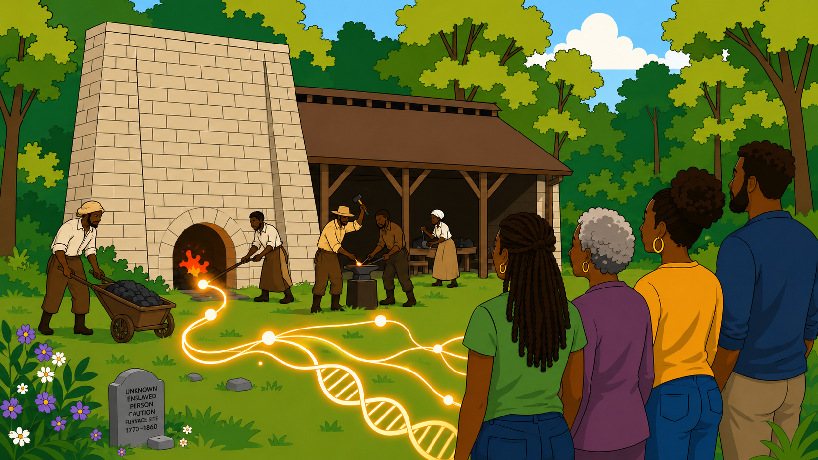Restoring genealogical ties severed by slavery